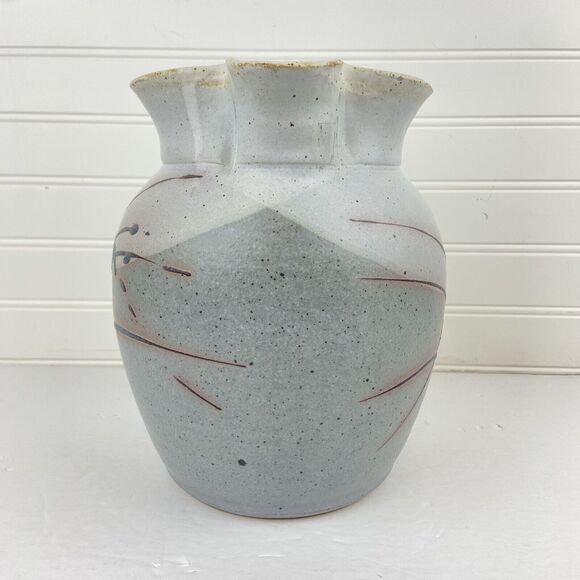 Windholtz Studio Pottery Large 8.5" Water Jug Pitcher Signed USA Made Vintage - Picture 4 of 9